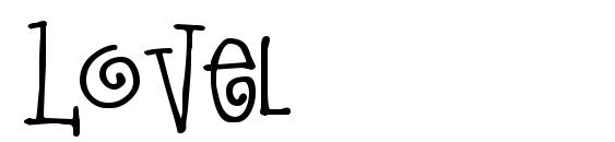 шрифт Lovel, бесплатный шрифт Lovel, предварительный просмотр шрифта Lovel
