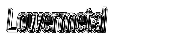 Lowermetal font, free Lowermetal font, preview Lowermetal font