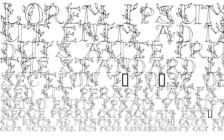 specimens LSLeaves font, sample LSLeaves font, an example of writing LSLeaves font, review LSLeaves font, preview LSLeaves font, LSLeaves font