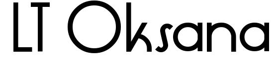 LT Oksana Medium Bold font, free LT Oksana Medium Bold font, preview LT Oksana Medium Bold font