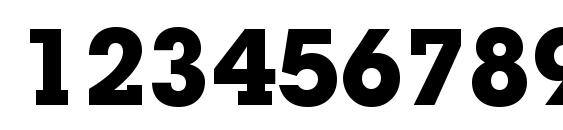 Lubalin Graph Bold BT Font, Number Fonts