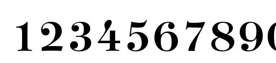 Lucian BT Font, Number Fonts