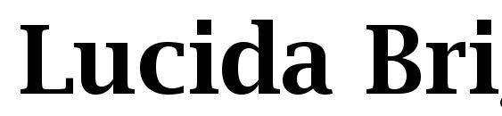 шрифт Lucida Bright Demibold, бесплатный шрифт Lucida Bright Demibold, предварительный просмотр шрифта Lucida Bright Demibold