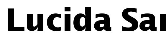Lucida Sans Bold Font