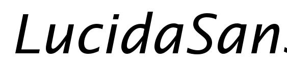 шрифт LucidaSansStd Italic, бесплатный шрифт LucidaSansStd Italic, предварительный просмотр шрифта LucidaSansStd Italic