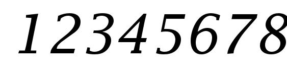 LucidaStd Italic Font, Number Fonts