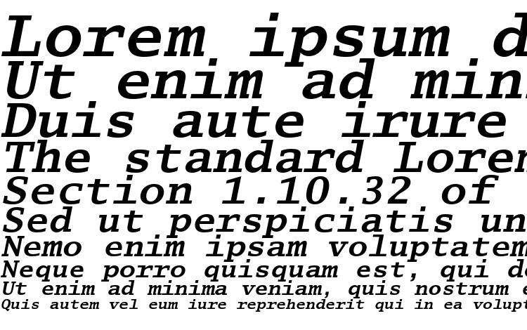 specimens LucidaTypewriterStd BoldObl font, sample LucidaTypewriterStd BoldObl font, an example of writing LucidaTypewriterStd BoldObl font, review LucidaTypewriterStd BoldObl font, preview LucidaTypewriterStd BoldObl font, LucidaTypewriterStd BoldObl font