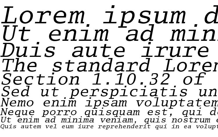 specimens LucidaTypewriterStd Obl font, sample LucidaTypewriterStd Obl font, an example of writing LucidaTypewriterStd Obl font, review LucidaTypewriterStd Obl font, preview LucidaTypewriterStd Obl font, LucidaTypewriterStd Obl font