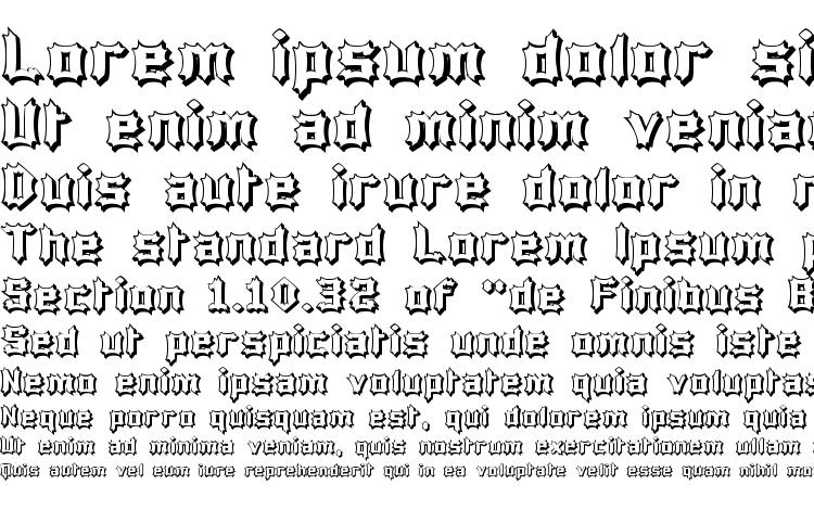 specimens Luciferius Infernitus font, sample Luciferius Infernitus font, an example of writing Luciferius Infernitus font, review Luciferius Infernitus font, preview Luciferius Infernitus font, Luciferius Infernitus font