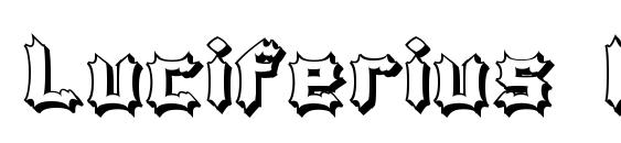 Luciferius Infernitus font, free Luciferius Infernitus font, preview Luciferius Infernitus font