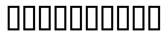 Шрифт Ludlow Dingbats, Шрифты для цифр и чисел