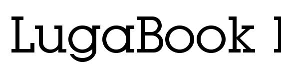 LugaBook Book font, free LugaBook Book font, preview LugaBook Book font