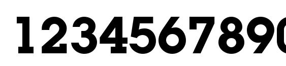 LugaBook SemiBold Font, Number Fonts