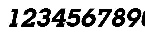 Lugabookadc bolditalic Font, Number Fonts