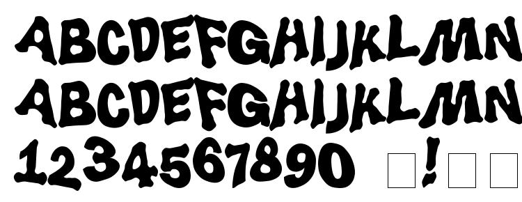 glyphs LuggerBug font, сharacters LuggerBug font, symbols LuggerBug font, character map LuggerBug font, preview LuggerBug font, abc LuggerBug font, LuggerBug font
