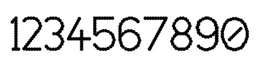 Lumpy Bump Font, Number Fonts