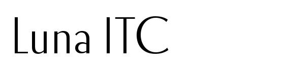 Luna ITC font, free Luna ITC font, preview Luna ITC font