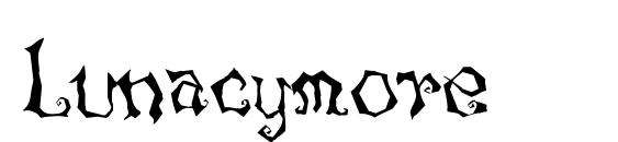 Lunacymore font, free Lunacymore font, preview Lunacymore font