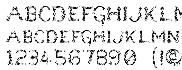 glyphs Lupus Blight font, сharacters Lupus Blight font, symbols Lupus Blight font, character map Lupus Blight font, preview Lupus Blight font, abc Lupus Blight font, Lupus Blight font