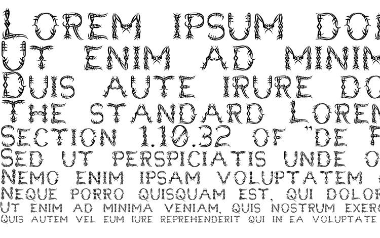 specimens Lupus Blight font, sample Lupus Blight font, an example of writing Lupus Blight font, review Lupus Blight font, preview Lupus Blight font, Lupus Blight font
