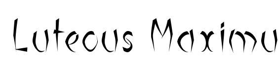 Luteous Maximus Font