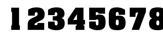 Luxor normal Font, Number Fonts