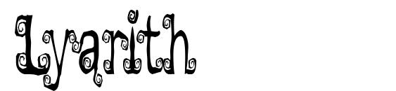 шрифт Lyarith, бесплатный шрифт Lyarith, предварительный просмотр шрифта Lyarith