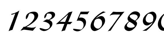 Lynda Cursive Normal Font, Number Fonts