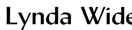 Lynda Wide Normal font, free Lynda Wide Normal font, preview Lynda Wide Normal font