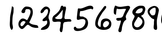 Lynne Regular Font, Number Fonts