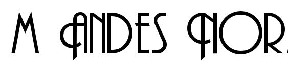 m Andes Normal Font