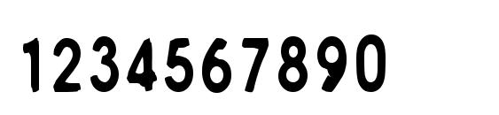 M6 Universelle Font, Number Fonts