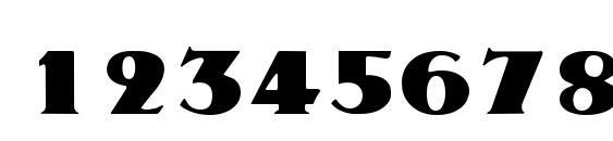 M691 Deco Regular Font, Number Fonts