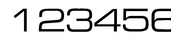 M730 Sans Regular Font, Number Fonts