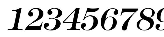 M791 Modern Italic Font, Number Fonts