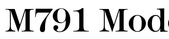 M791 Modern Regular Font