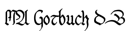 шрифт MA Gotbuch DB, бесплатный шрифт MA Gotbuch DB, предварительный просмотр шрифта MA Gotbuch DB