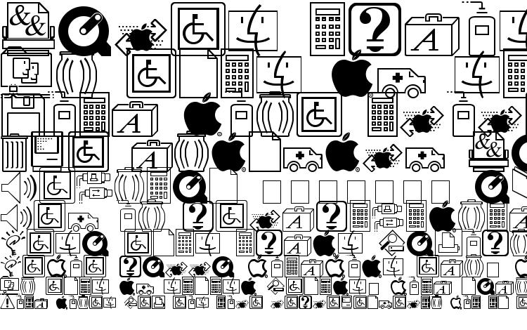 specimens Mac ding font, sample Mac ding font, an example of writing Mac ding font, review Mac ding font, preview Mac ding font, Mac ding font