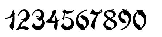 Macao Regular Font, Number Fonts