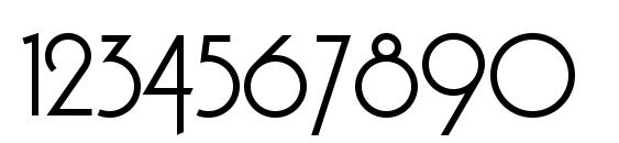 Macarena Font, Number Fonts