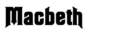 Macbeth font, free Macbeth font, preview Macbeth font