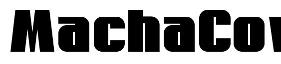 шрифт MachaCow, бесплатный шрифт MachaCow, предварительный просмотр шрифта MachaCow