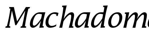 Machadomathssk italic Font