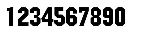 MachineETT Font, Number Fonts