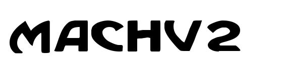 Machv2 font, free Machv2 font, preview Machv2 font