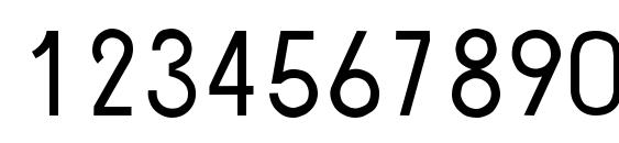Mackintosh SF Font, Number Fonts