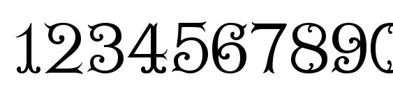 Madame Bovary Normal Font, Number Fonts