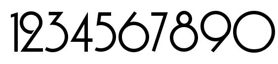 Madison Deco Font, Number Fonts