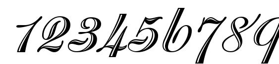 Madisonian engraved Font, Number Fonts