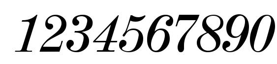 Magazine Italic Font, Number Fonts